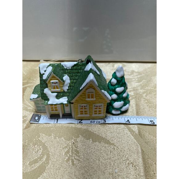 Vtg Department 56 The Snow Village Classic Ornament “Nantucket” Retired 1986 - Picture 8 of 10